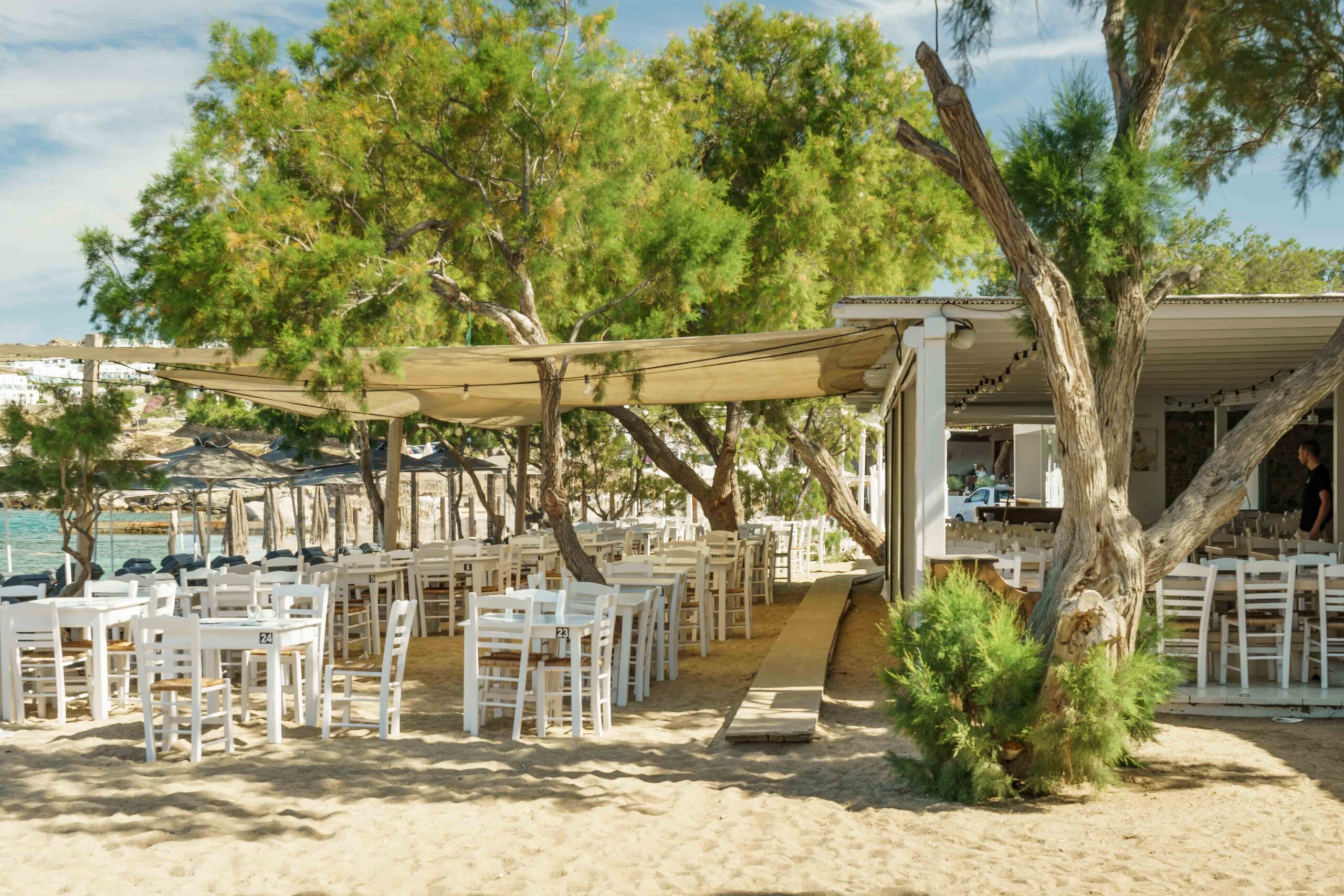Nikolas Taverna at Agia Anna beach Mykonos by Vivien Renziehausen